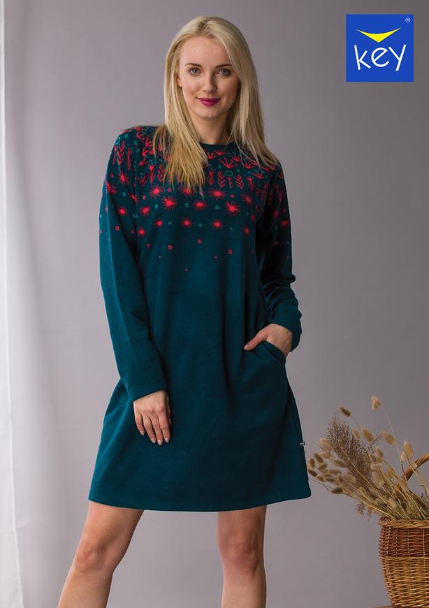 Sukienka, koszula damska w stylu homewear z miękkiej dzianiny polarowej
Skład: 100% poliester