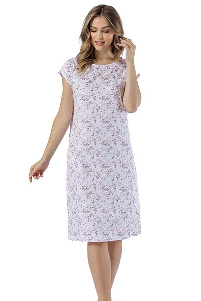     Producent: LEVEZA
    Model: Feba 1545
    Materiał: 100% bawełna, miękka i przewiewna
    Konstrukcja: Krótki rękaw, okrągły dekolt
    Długość: Za kolano
    Idealna na: codzienny relaks, sen, komfortowy wypoczynek
 