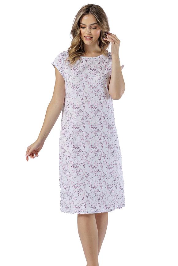     Producent: LEVEZA
    Model: Feba 1545
    Materiał: 100% bawełna, miękka i przewiewna
    Konstrukcja: Krótki rękaw, okrągły dekolt
    Długość: Za kolano
    Idealna na: codzienny relaks, sen, komfortowy wypoczynek
 