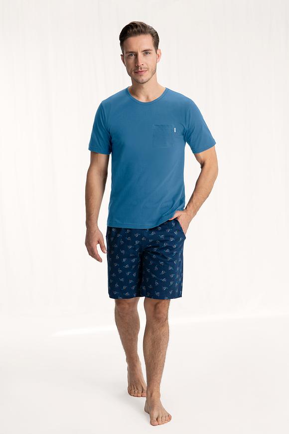 Producent: LUNA
Model: 807
Materiał: 100% bawełna, miękka i przewiewna
Konstrukcja góry: Jednobarwny T-shirt, półokrągły dekolt, krótki rękaw, kieszeń na piersi
Spodnie: Krótkie, drukowane, z kieszeniami
Idealna na: każdą porę roku, spokojny sen, komfortowy relaks w domu
 