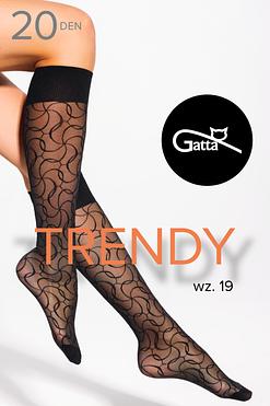 TRENDYLINE KNEE SOCKS - 19 PODKOLANÓWKI DAMSKIE