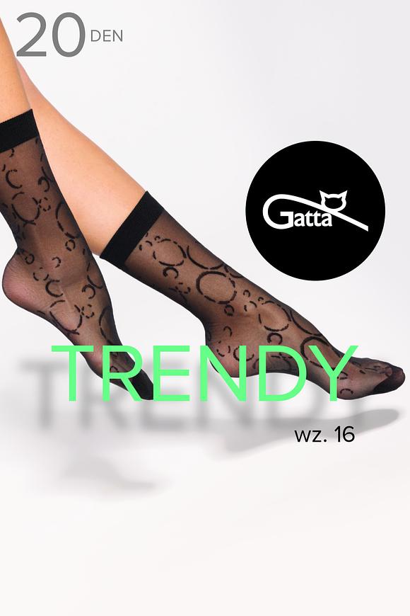 Stylowe i eleganckie TRENDYLINE SOCKS - 16 od Gatta to idealny wybór dla kobiet ceniących modny wygląd i komfort. Wykonane z delikatnej przędzy 20 DEN, subtelnie podkreślają nogi, a ich oryginalny wzór dodaje charakteru każdej stylizacji. Elastyczny ściągacz zapewnia wygodne dopasowanie bez ucisku. Doskonałe zarówno do codziennych, jak i eleganckich zestawów. 