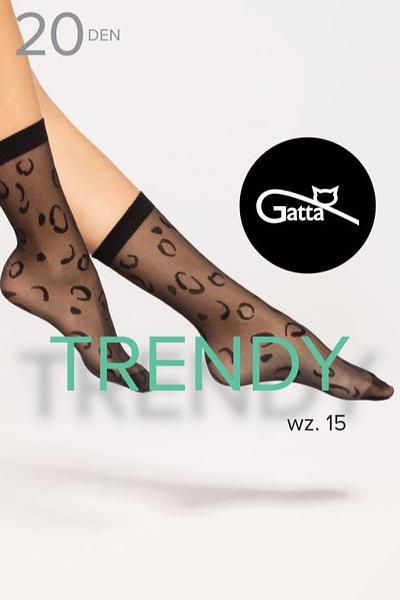 Trendyline Socks 15 wykonane z delikatnej, półtransparentnej przędzy o grubości 20 DEN, doskonale podkreślają nogi i dodają charakteru każdej stylizacji. Ich największym atutem jest modny wzór inspirowany zwierzęcym printem, który nadaje im drapieżnego, ale eleganckiego wyglądu. Dzięki elastycznemu, nieuciskającemu ściągaczowi, skarpetki nie zsuwają się i zapewniają komfort przez cały dzień. Idealnie komponują się z różnymi rodzajami obuwia – botkami, mokasynami czy szpilkami. 
 