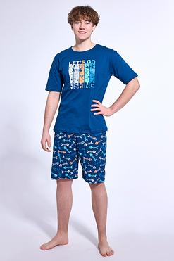 Piżama chłopięca Cornette Fun&Young KR 551/50 Fish – komfort i styl dla młodych