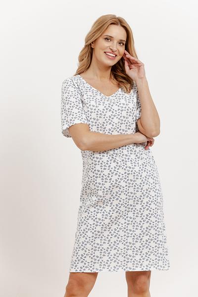 100% naturalna bawełna – przewiewna i delikatna dla skóry
Stylowy kwiatowy print – kobiecy i subtelny design
Półokrągły dekolt i krótkie rękawy – komfort i swoboda ruchów
Długość przed kolano – idealna jako koszula nocna lub strój domowy
Lekka i wygodna – doskonała na ciepłe dni i noce