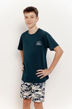 Piżama chłopięca Levi 3404 – bawełniana lekkość na lato