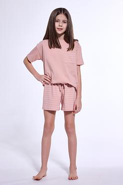 Piżama dziewczęca Girl Young 569/111 Lagoon – letnia lekkość i komfort