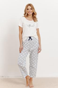 Piżama damska bawełniana Valerie 3417 z nadrukiem – Taro