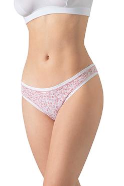 Figi Brazylijskie COTONELLA GD139 BRAZILIAN z Kwiatowym Nadrukiem – 3 Kolory